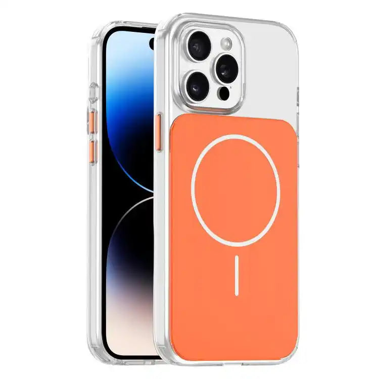 Gold-Orange Original Color MagSafe Shockproof Phone Case