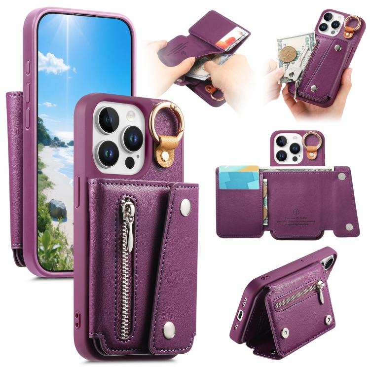 Dream Wallet D Buckle Leather Back Cover Phone Case