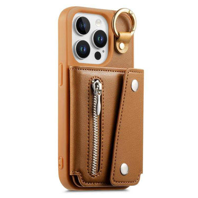 Dream Wallet D Buckle Leather Back Cover Phone Case