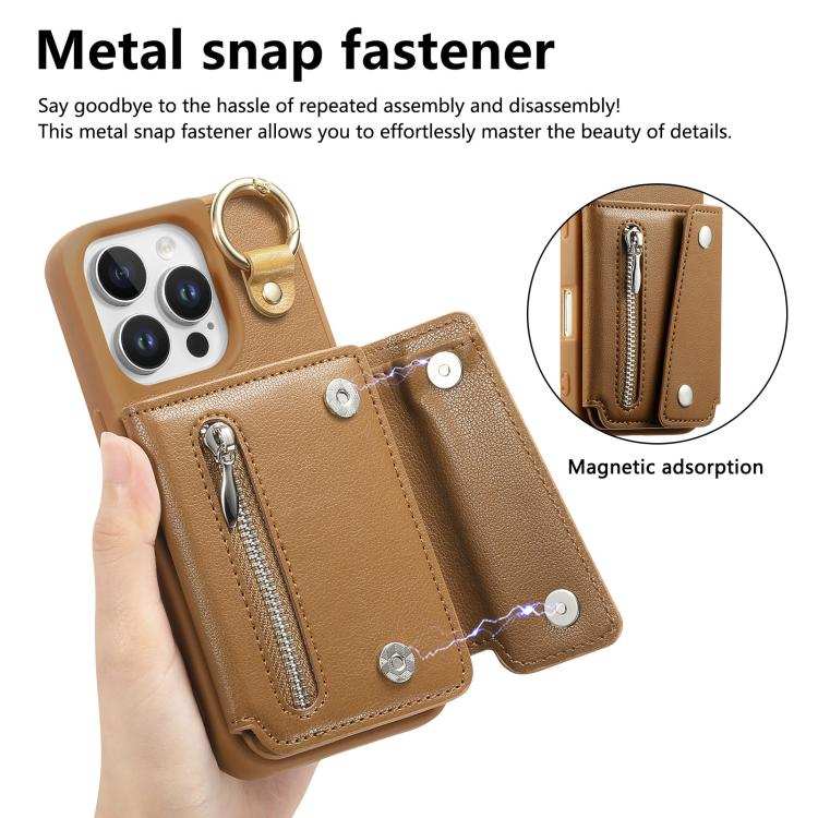 Dream Wallet D Buckle Leather Back Cover Phone Case
