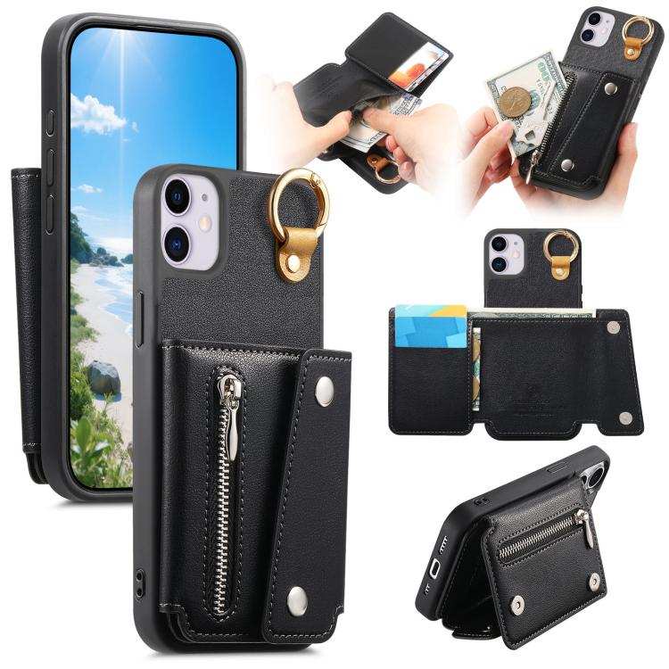Dream Wallet D Buckle Leather Back Cover Phone Case