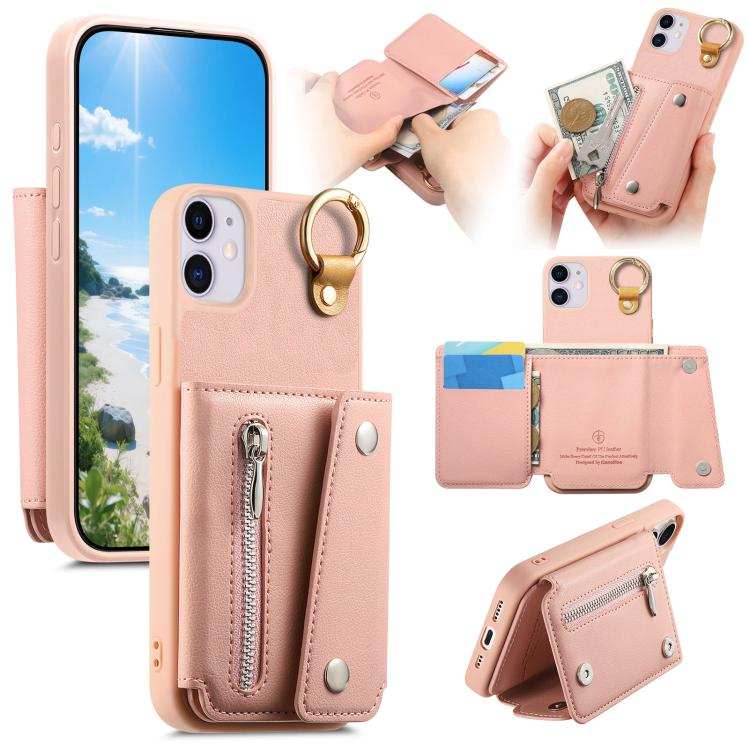 Dream Wallet D Buckle Leather Back Cover Phone Case