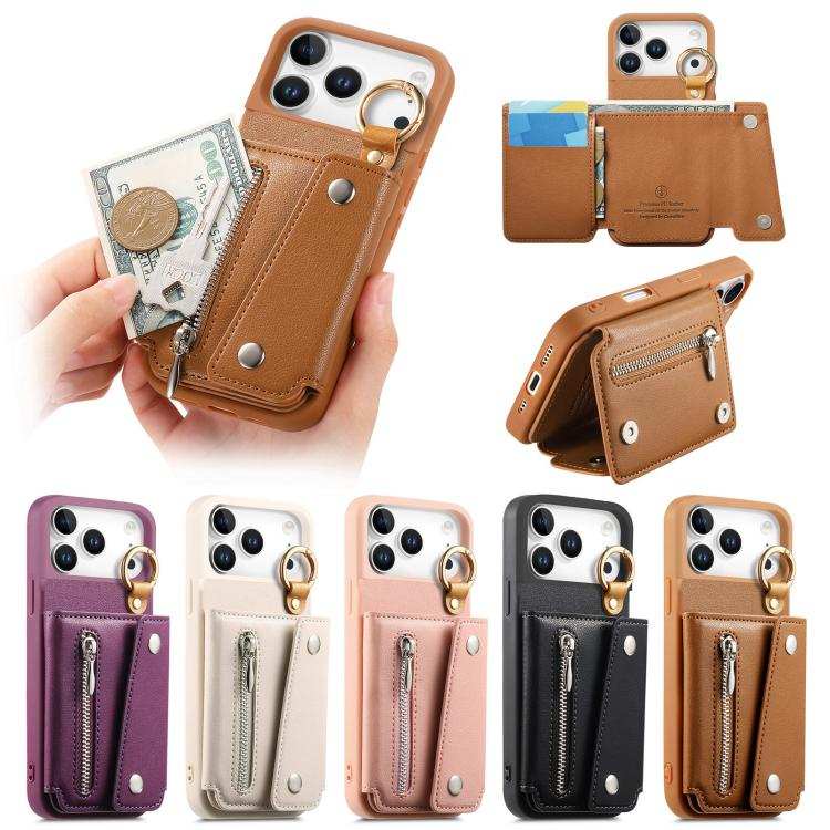 Dream Wallet D Buckle Leather Back Cover Phone Case