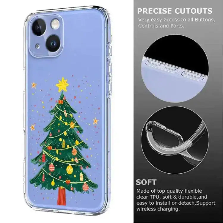 Christmas-themed Printed TPU Phone Case