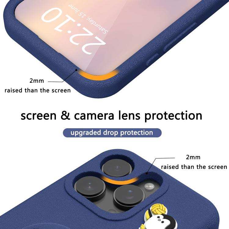 Penguin Baby EVA Shockproof Phone Case with Holder