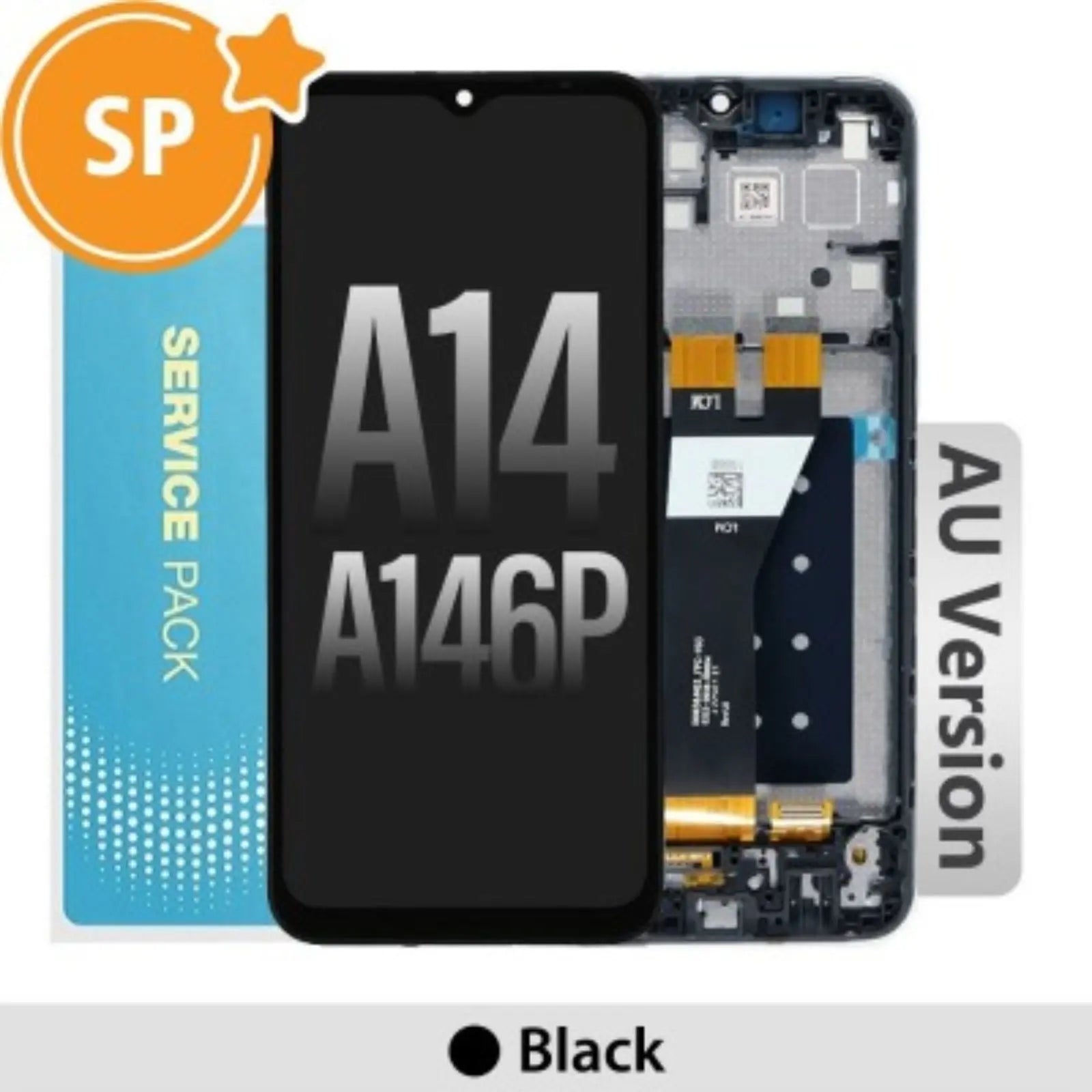 Samsung Galaxy A14 5G A146 OLED Screen Replacement Digitizer GH82-23640A GH81-23315A (Service Pack)-Black (AU VERSION) SP - Service Pack OEM