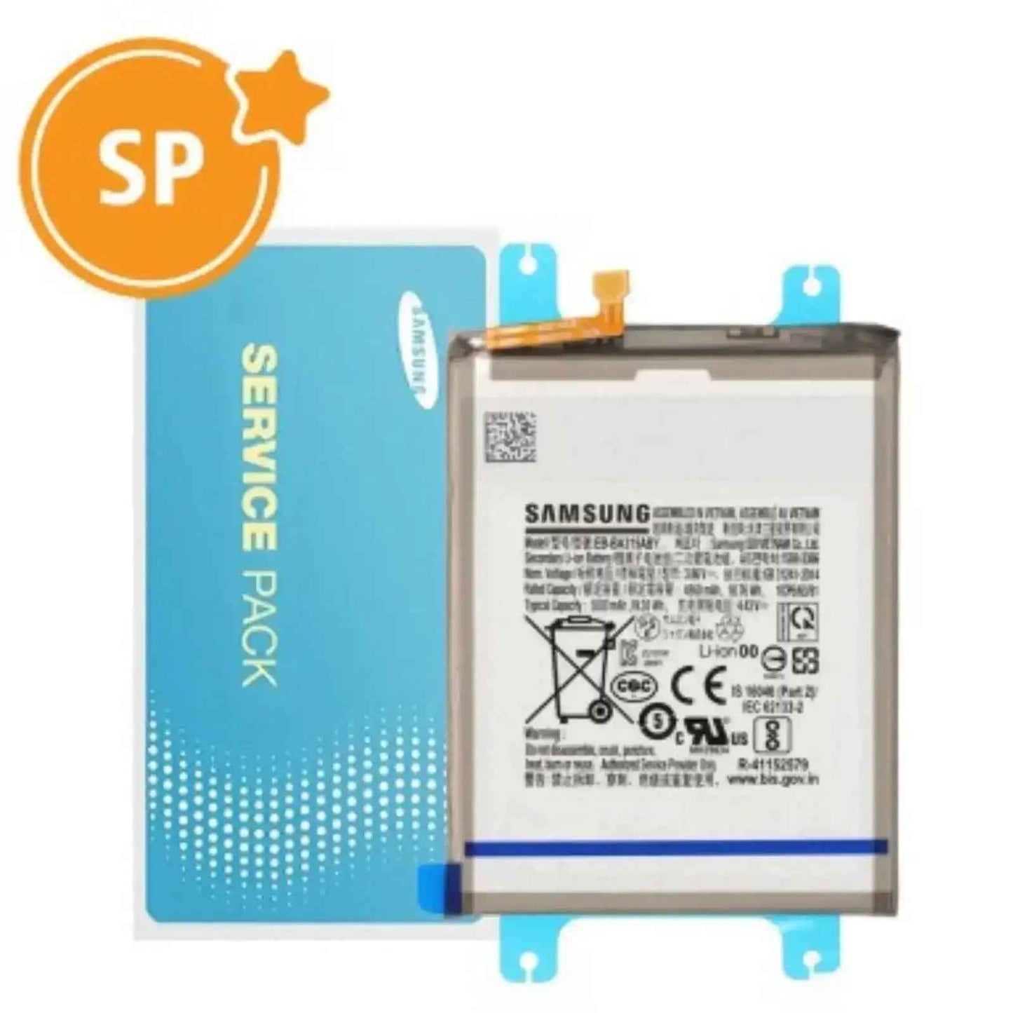 Samsung Galaxy A52 4G / A525 5G A526 / A52s 5G A528B / S20 FE G781B Replacement Battery 4370mAh GH82-25231A EB-BG781ABY Service Pack SP - Service Pack OEM