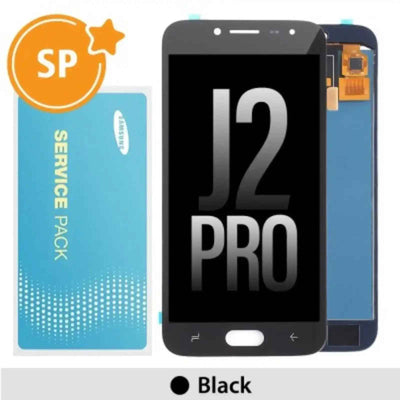 Samsung Galaxy J2 Pro (2018) J250F OLED Screen Replacement Digitizer GH97-21338A21339A21812A (Service Pack)-Black