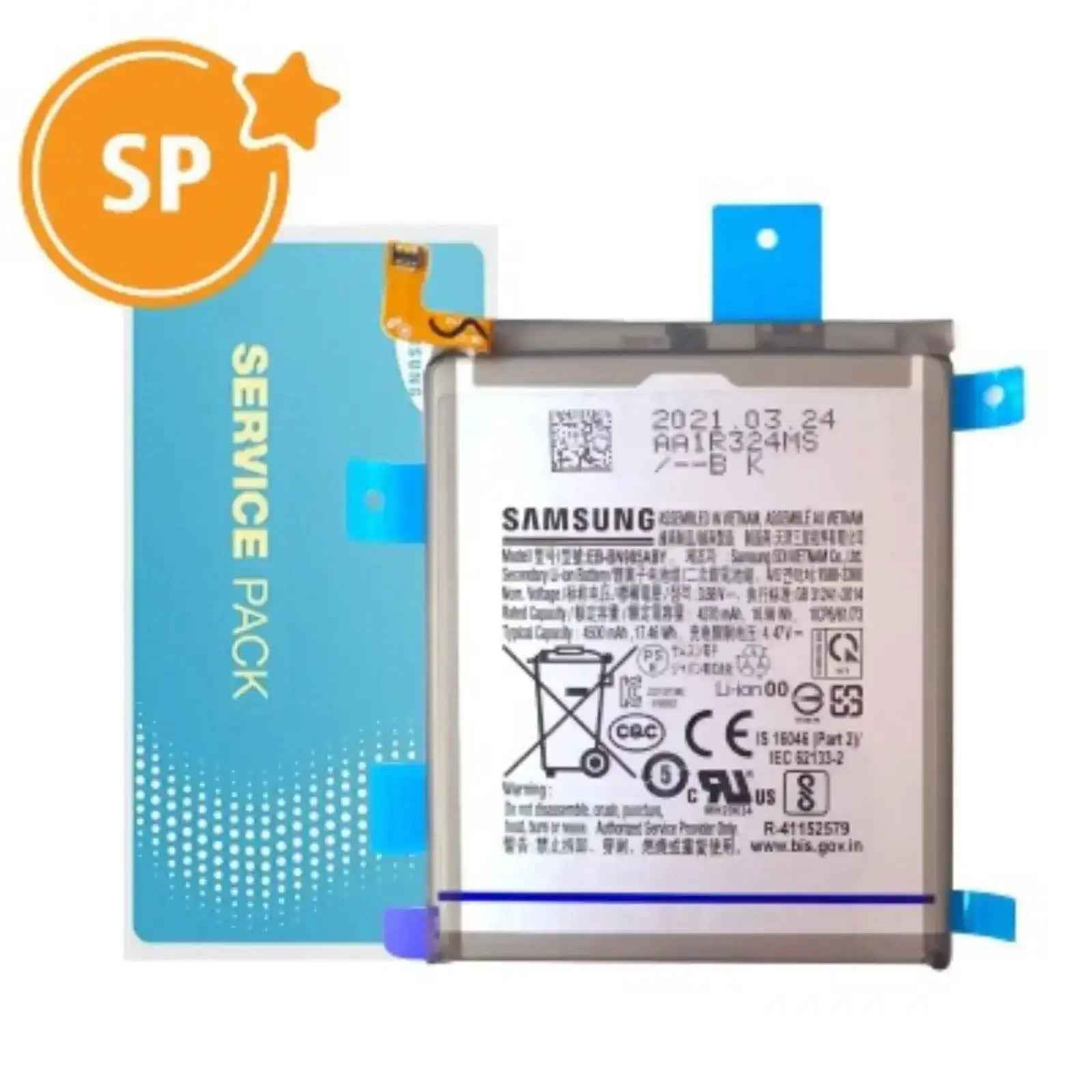 Samsung Galaxy Note 20 Ultra SM-N985F Battery 4370mAh GH82-23333A EB-BN985ABY Service Pack