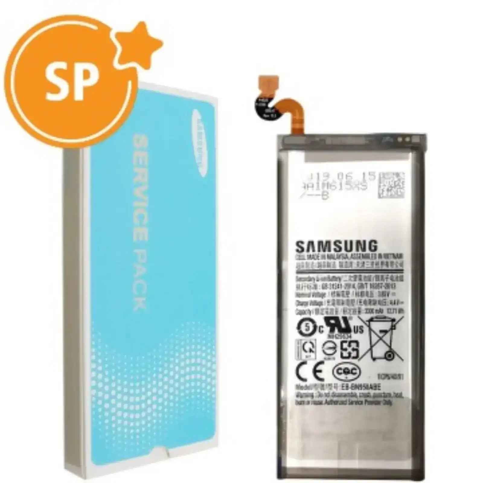 Samsung Galaxy Note 8 SM-N950F Battery 3300mAh GH82-15090A EB-BN950ABE Service Pack