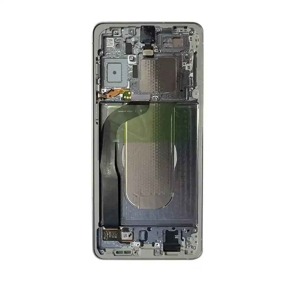 Samsung Galaxy S25 Edge OLED Screen Replacement Digitizer with Frame GH82-37224A (Service Pack)-Titanium Silver