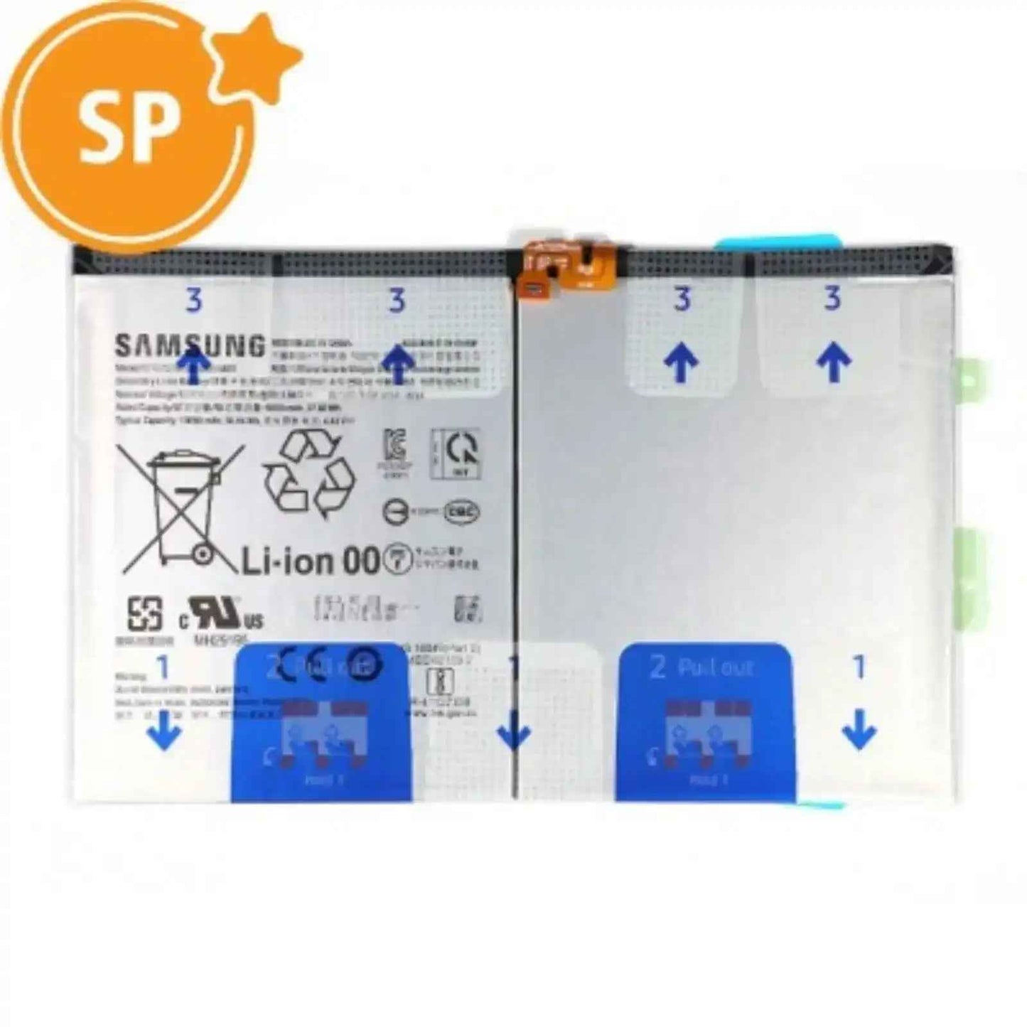 Samsung Galaxy Tab S9 Plus X810 / X816 Battery 9800mAh EB-BX818ABY GH82-31907A Service Pack