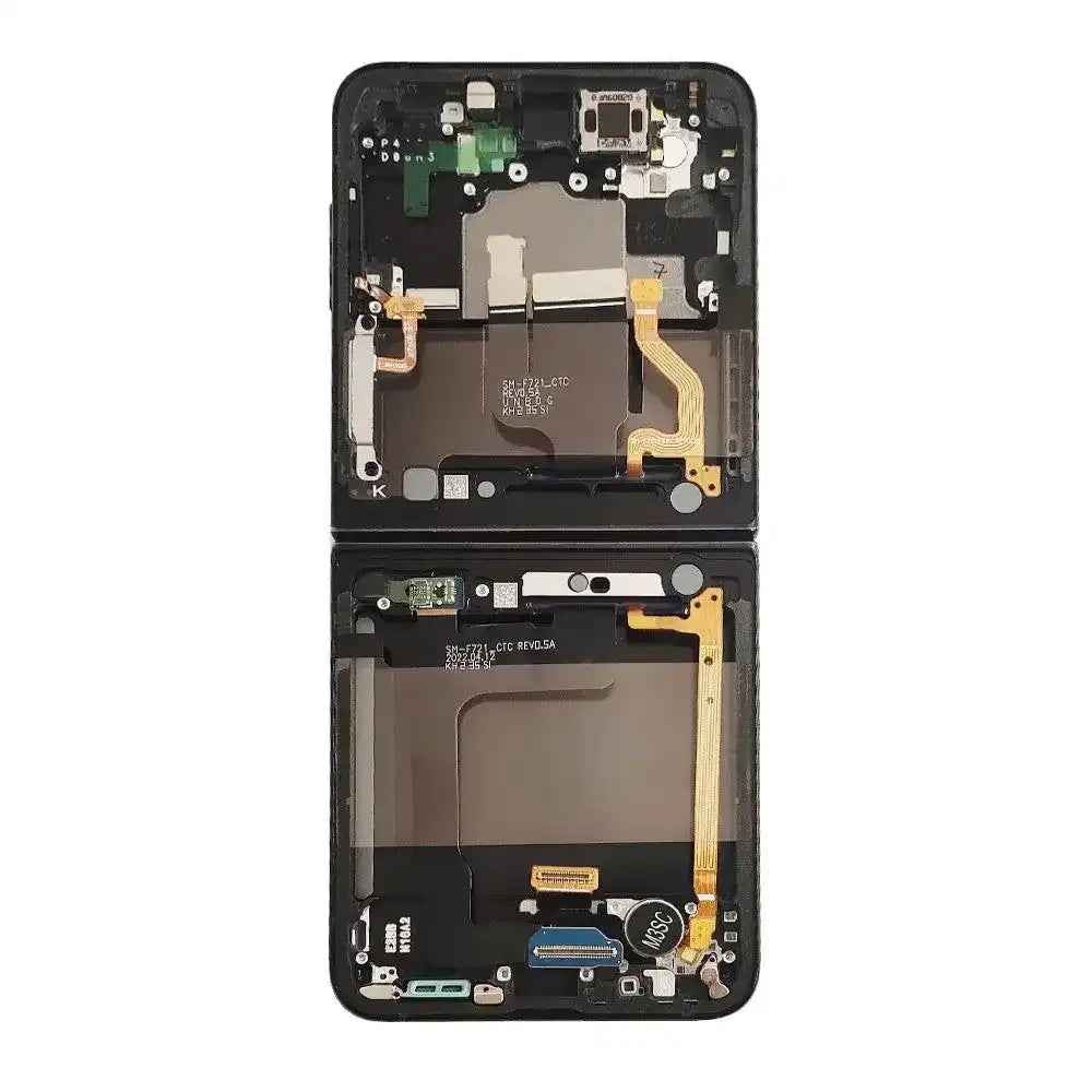 Samsung Galaxy Z Flip4 F721B Screen Replacement with Frame GH82-30238E (Service Pack)-Navy