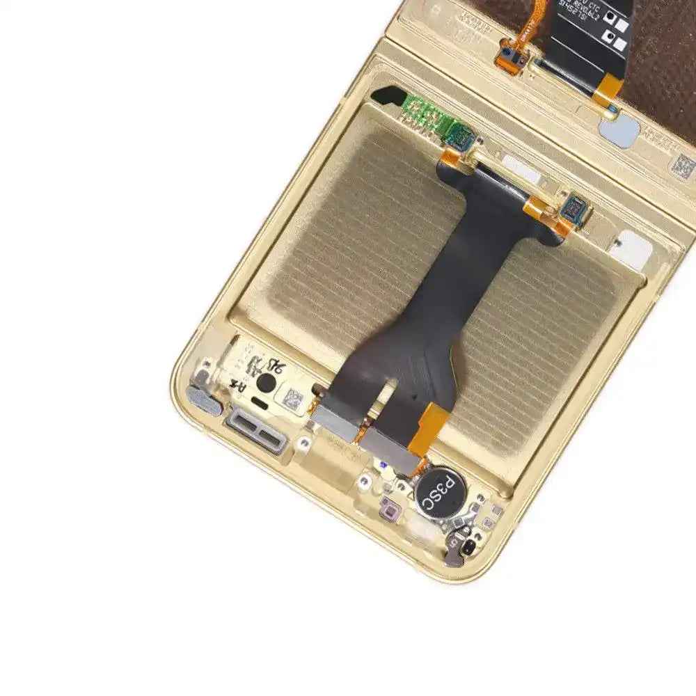 Samsung Galaxy Z Flip6 F741B OLED Screen Replacement with Frame GH82-35014B (Service Pack)-Yellow