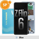 Samsung Galaxy Z Flip6 F741B OLED Screen Replacement with Frame GH82-35014C (Service Pack)-Blue