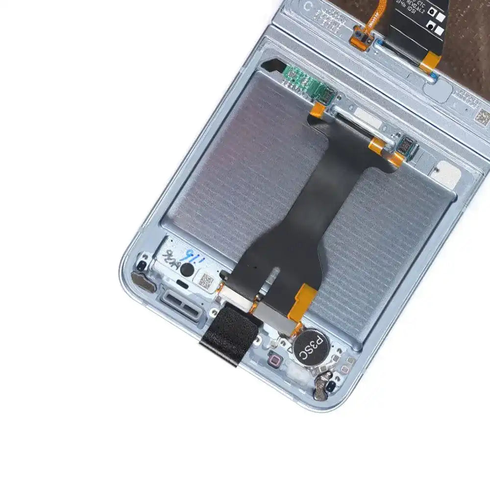 Samsung Galaxy Z Flip6 F741B OLED Screen Replacement with Frame GH82-35014C (Service Pack)-Blue SP - Service Pack OEM