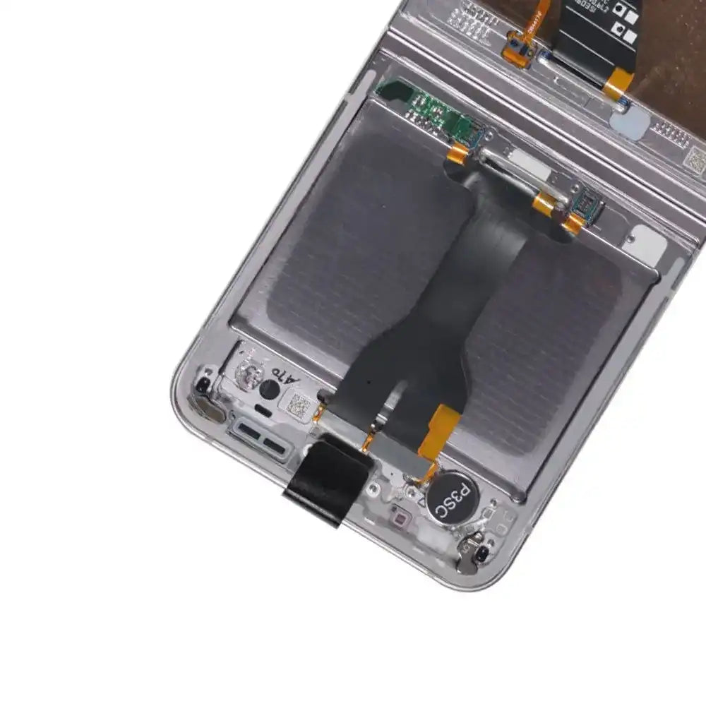 Samsung Galaxy Z Flip6 F741B Screen Replacement with Frame GH82-35014A (Service Pack)-Silver Shadow SP - Service Pack OEM