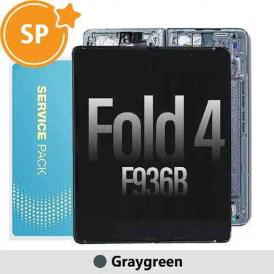 Samsung Galaxy Z Fold4 F936B LCD Screen Replacement with Frame GH82-29461B (Service Pack)-Greygreen