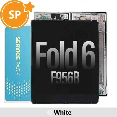 Samsung Galaxy Z Fold6 5G F956B Screen Replacement with Frame GH82-35042E (Service Pack)-White