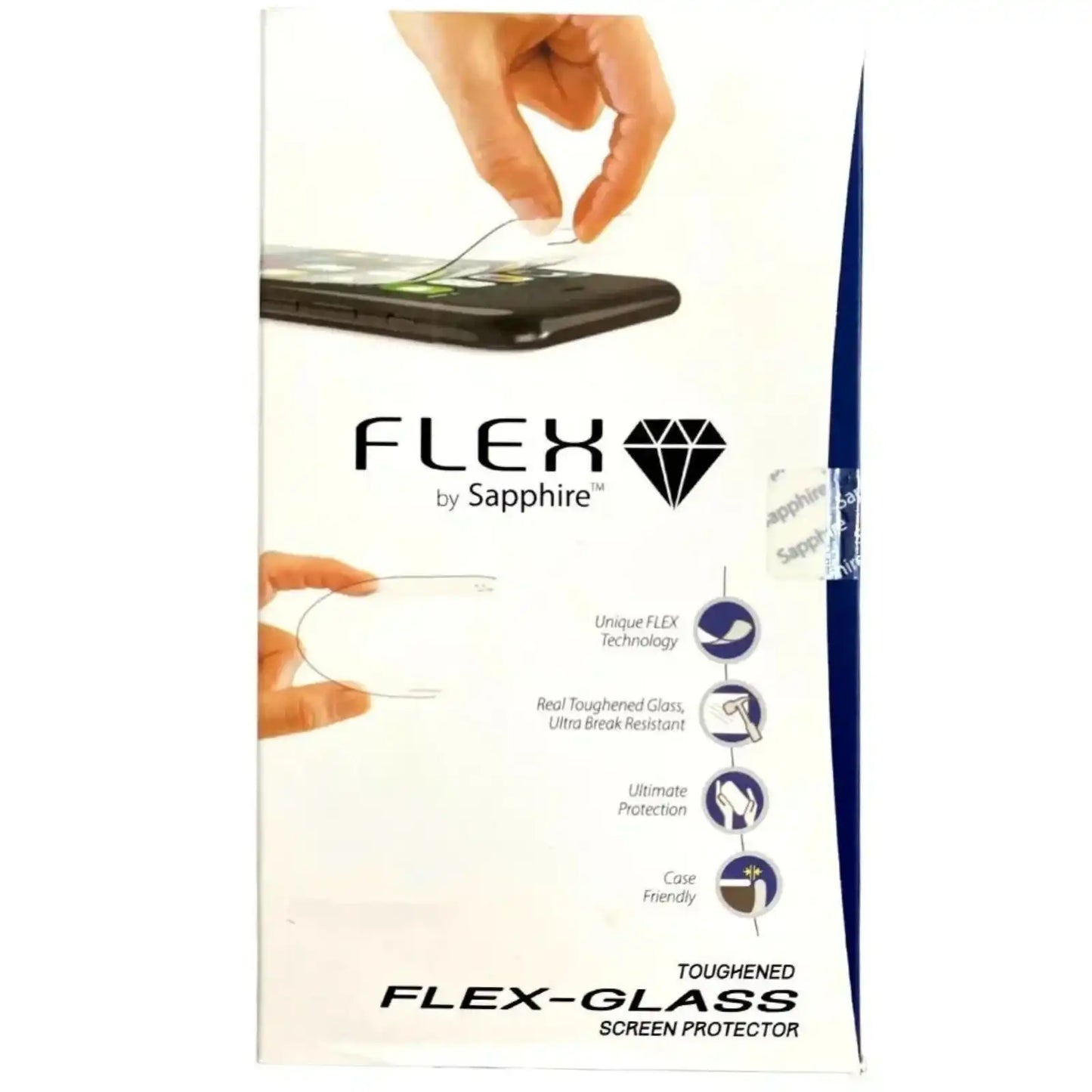 Sapphire Tempered Glass Screen Protector - Flex Samsung Xcover6 Pro Sapphire