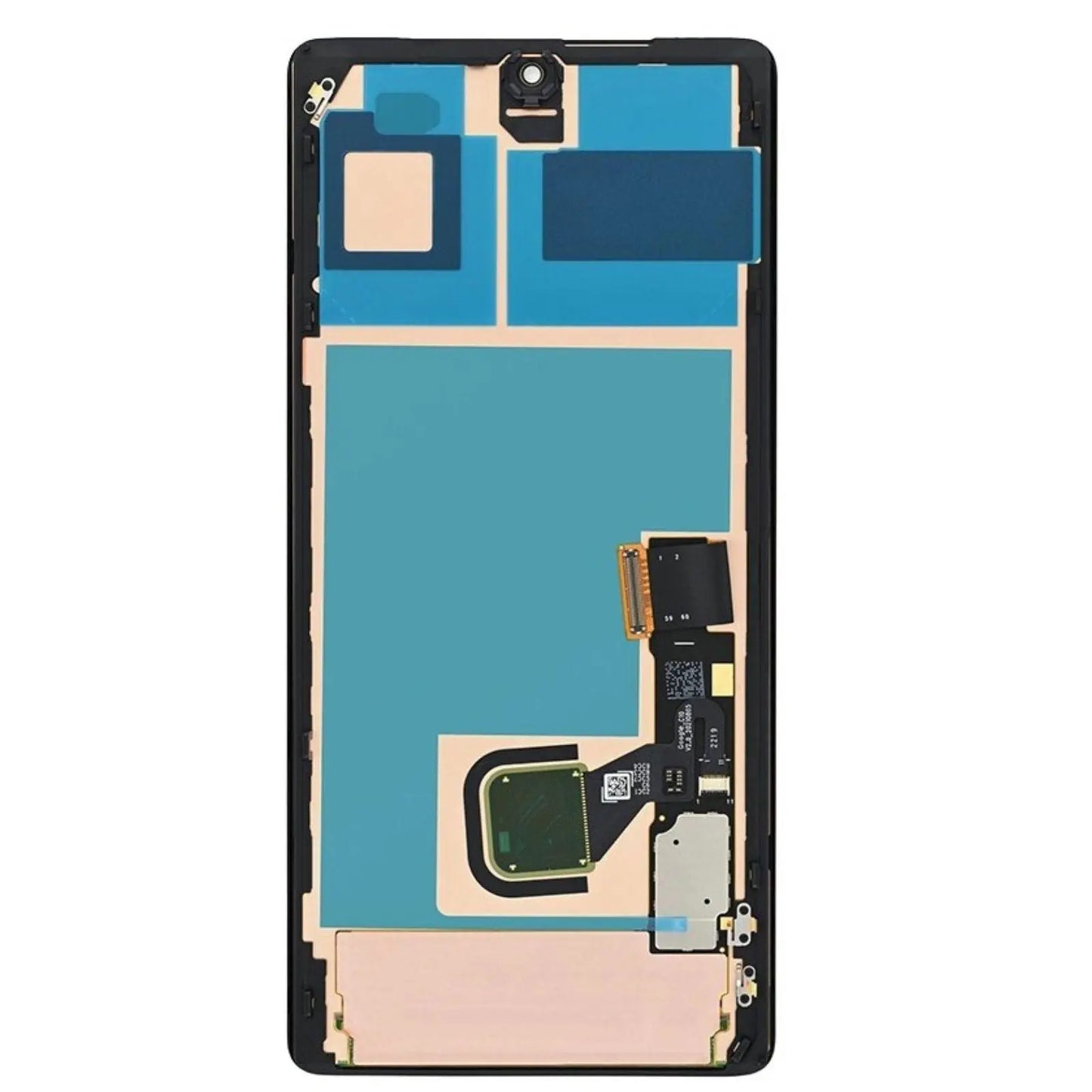 (Service Pack) LCD Screen Repair for Google Pixel 7 Pro G949 - 00290 - 01 with Frame and Fingerprint - Obsidian - MyMobile