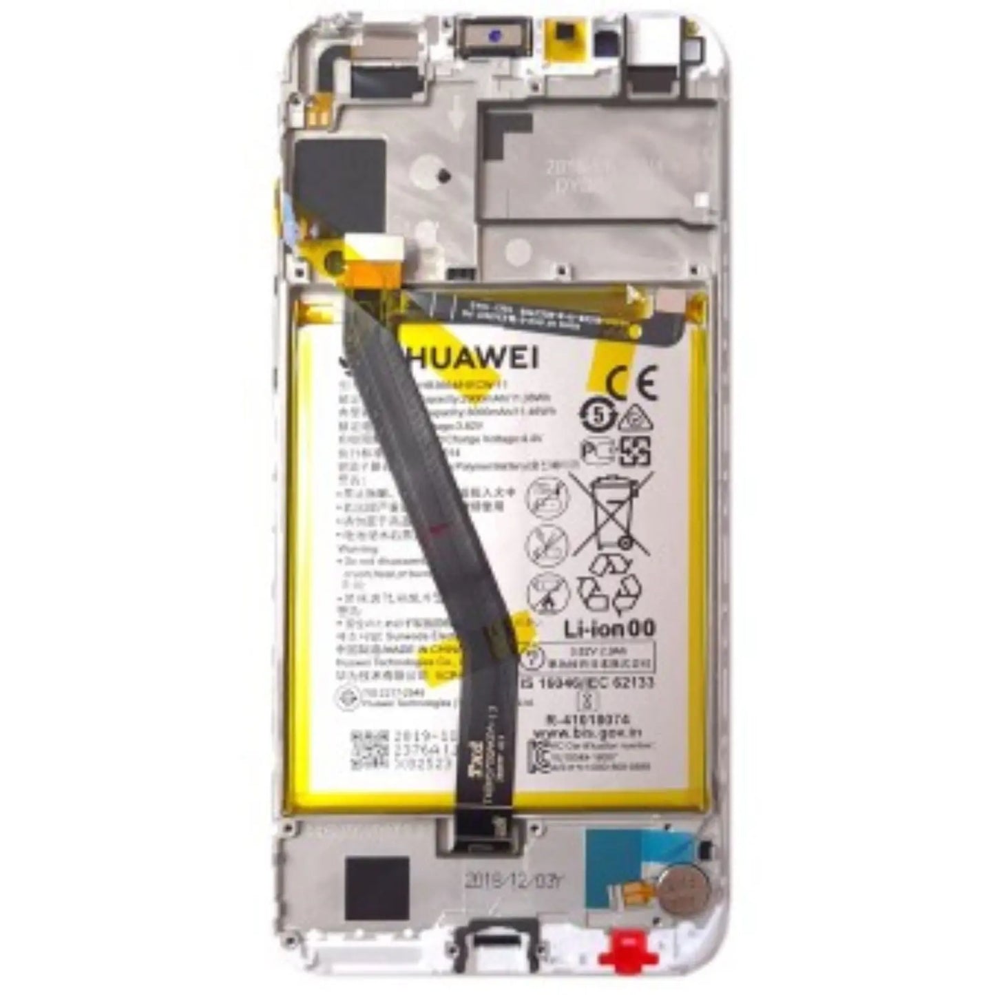 (Service Pack) LCD Screen Repair for Huawei Y6 (2018) 02351WLK -White SP - Service Pack OEM