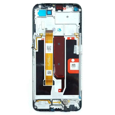 (Service Pack) LCD Screen Repair for OPPO A54 5G 4906219 with Frame -Black