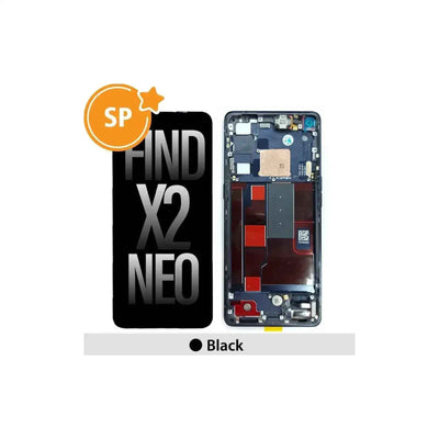 (Service Pack) LCD Screen Repair for OPPO Find X2 Neo 4904017 with Frame -Black