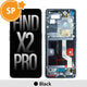 (Service Pack) LCD Screen Repair for OPPO Find X2 Pro 4903839 with Frame -Black