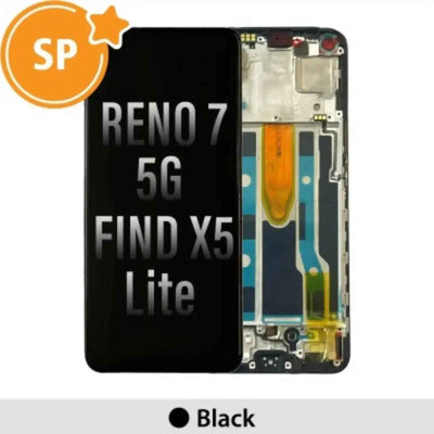 (Service Pack) LCD Screen Repair for OPPO Reno7 5G 4130040 with Frame