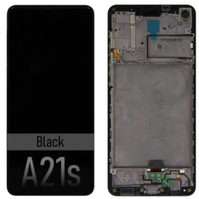 (Service Pack) LCD Screen Repair for Samsung Galaxy A21s A217F GH82-23089A 22988A 24641A 24642A 23137A -Black SP - Service Pack OEM