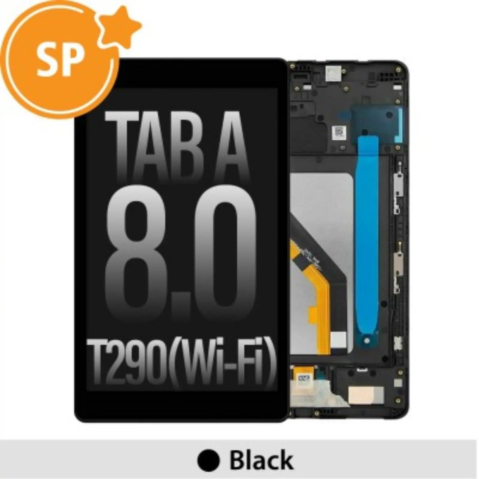 (Service Pack) LCD Screen Repair for Samsung Galaxy Tab A 8.0 (2019) T290 (Wi-Fi) GH81-17227A -Black SP - Service Pack OEM