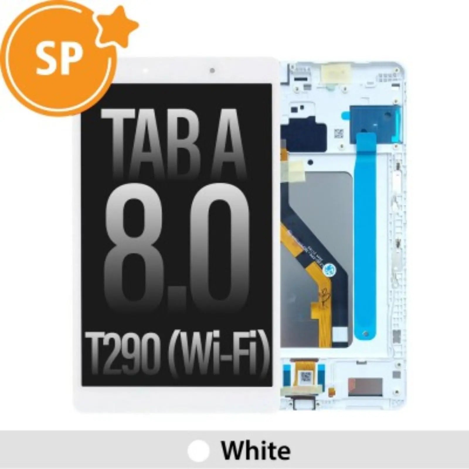 (Service Pack) LCD Screen Repair for Samsung Galaxy Tab A 8.0 (2019) T290 (Wi-Fi) GH81-17228A -White SP - Service Pack OEM