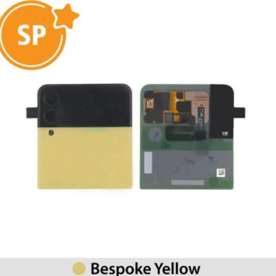 (Service Pack) Outer LCD Screen Repair for Samsung Galaxy Z Flip 3 5G F711B GH97-27031E -Bespoke Yellow SP - Service Pack OEM