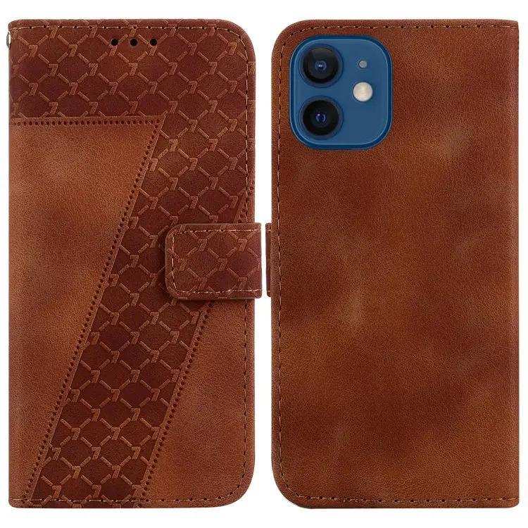 Seven-shaped Embossed Leather Phone Case MyMobile