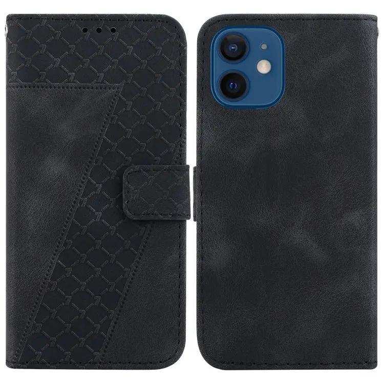 Seven-shaped Embossed Leather Phone Case MyMobile