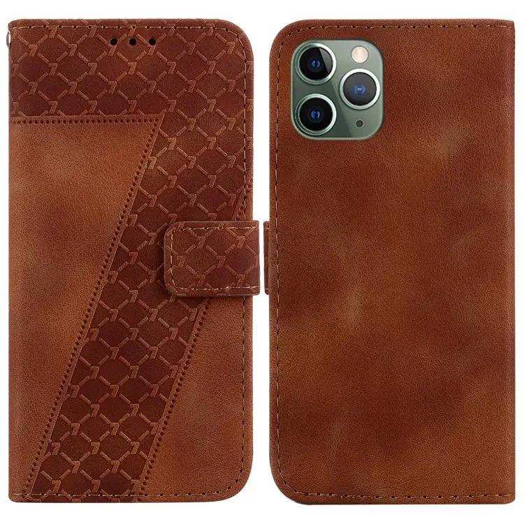 Seven-shaped Embossed Leather Phone Case MyMobile