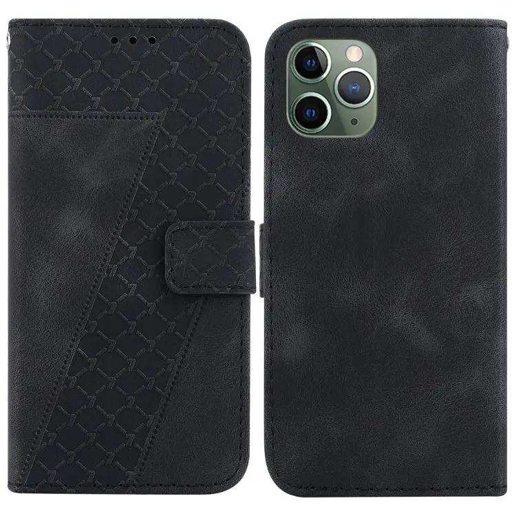 Seven-shaped Embossed Leather Phone Case MyMobile