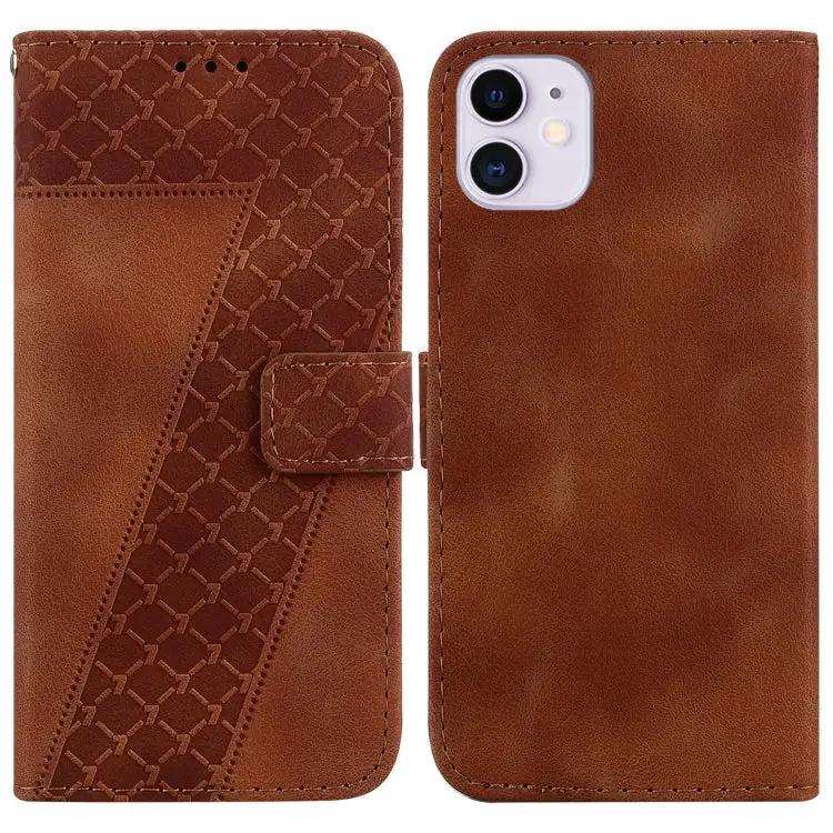 Seven-shaped Embossed Leather Phone Case MyMobile
