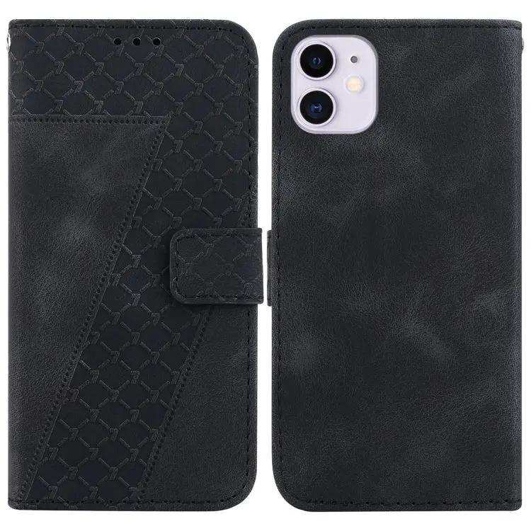Seven-shaped Embossed Leather Phone Case MyMobile