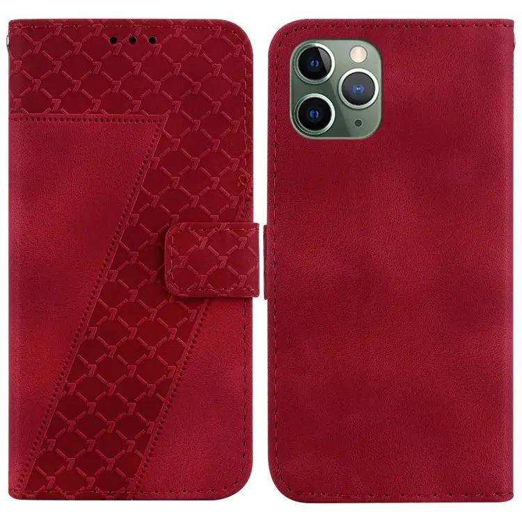 Seven-shaped Embossed Leather Phone Case MyMobile
