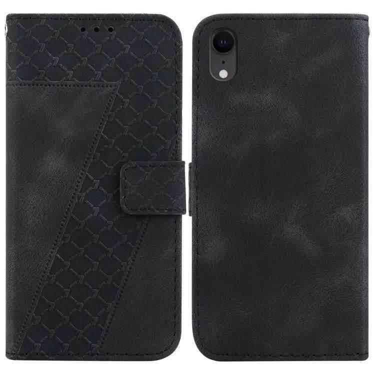 Seven-shaped Embossed Leather Phone Case MyMobile