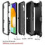 Shockproof Robot Armor Hard Plastic Case with Belt Clip for Samsung Galaxy A36 5G