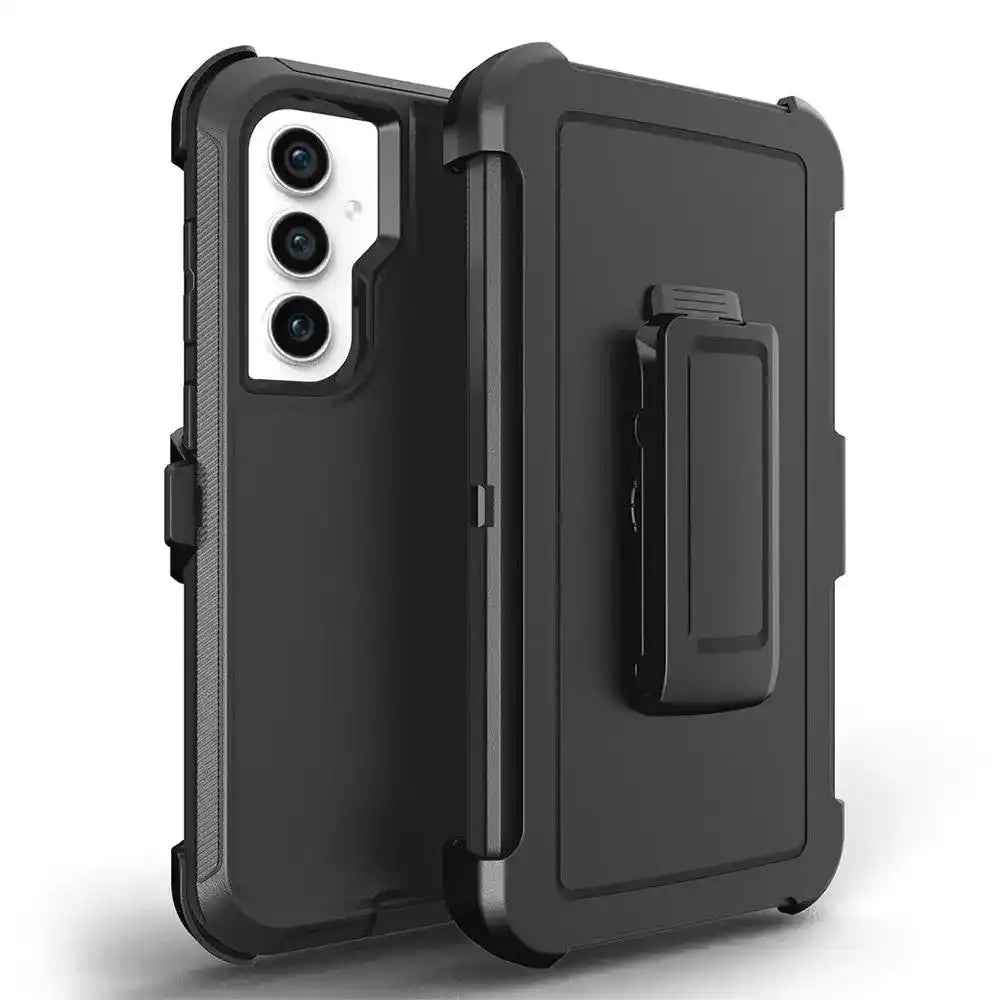 Shockproof Robot Armor Hard Plastic Case with Belt Clip for Samsung Galaxy S25 Ultra