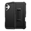 Shockproof Robot Armor Hard Plastic Case with Belt Clip for iPhone 16 Shockproof