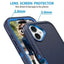 Shockproof Robot Armor Hard Plastic Case with Belt Clip for iPhone 16 Shockproof