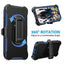 Shockproof Robot Armor Hard Plastic Case with Belt Clip for iPhone 16 Shockproof