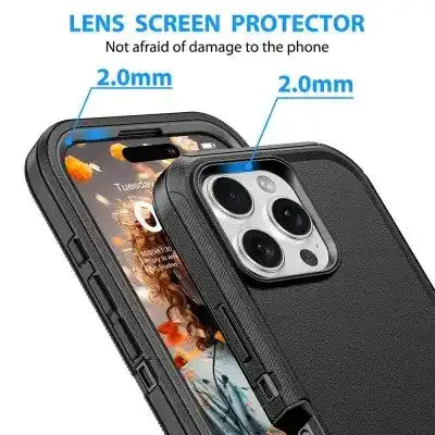 Shockproof Robot Armor Hard Plastic Magsafe Case with Belt Clip for iPhone 16 Pro Max Shockproof