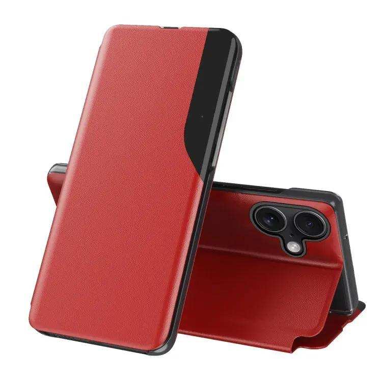 Side Display Flip Leather Phone Case MyMobile