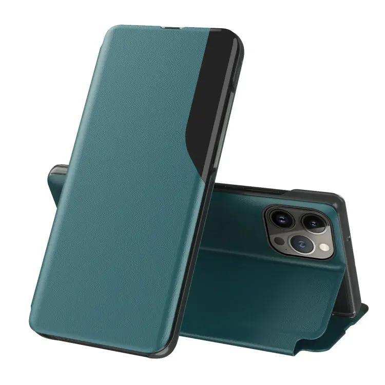 Side Display Flip Leather Phone Case MyMobile